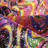 Lycra Holográfica Neón Naranja - Ribes y Casals