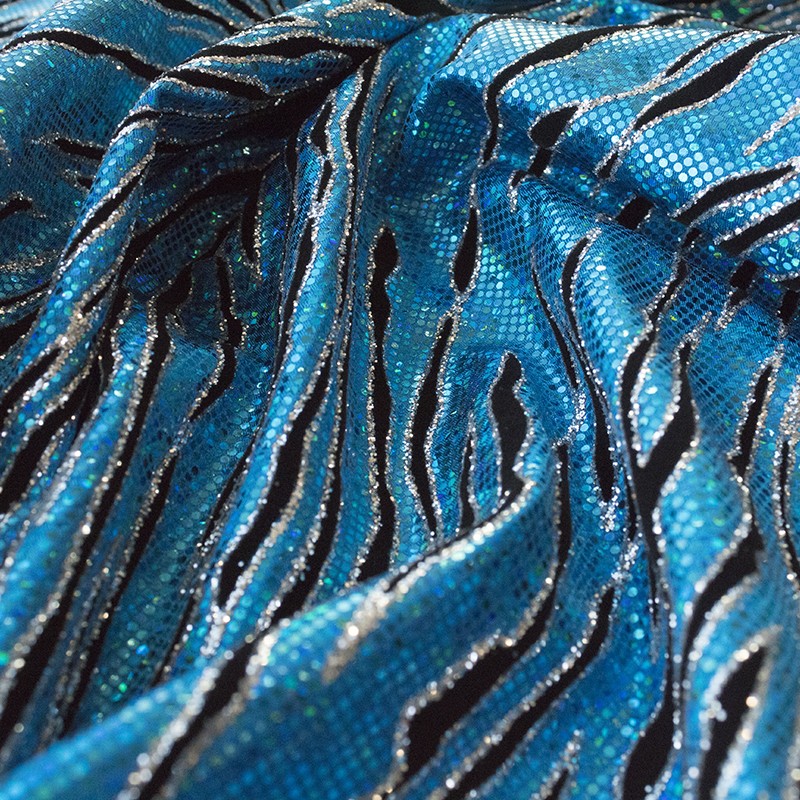 Lycra Hologram Tigre Azul - Ribes y Casals