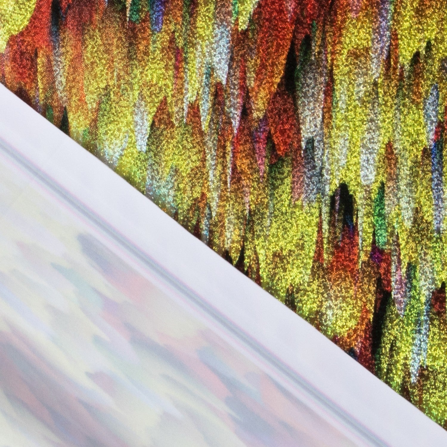 Retal Lycra Holograph Fire 100x150 cm - Ribes y Casals