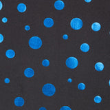 Lycra Lunares Metal Azulón - Ribes y Casals