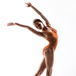 Lycra Purpurina Naranja Fluor - Ribes y Casals