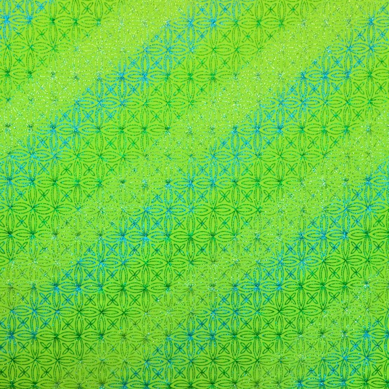 Lycra Purpurina Verde Fluor - Ribes y Casals