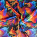 Lycra Foil Marmol Multicolor - Ribes y Casals