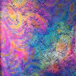 Lycra Degradé Spider Morado - Ribes y Casals