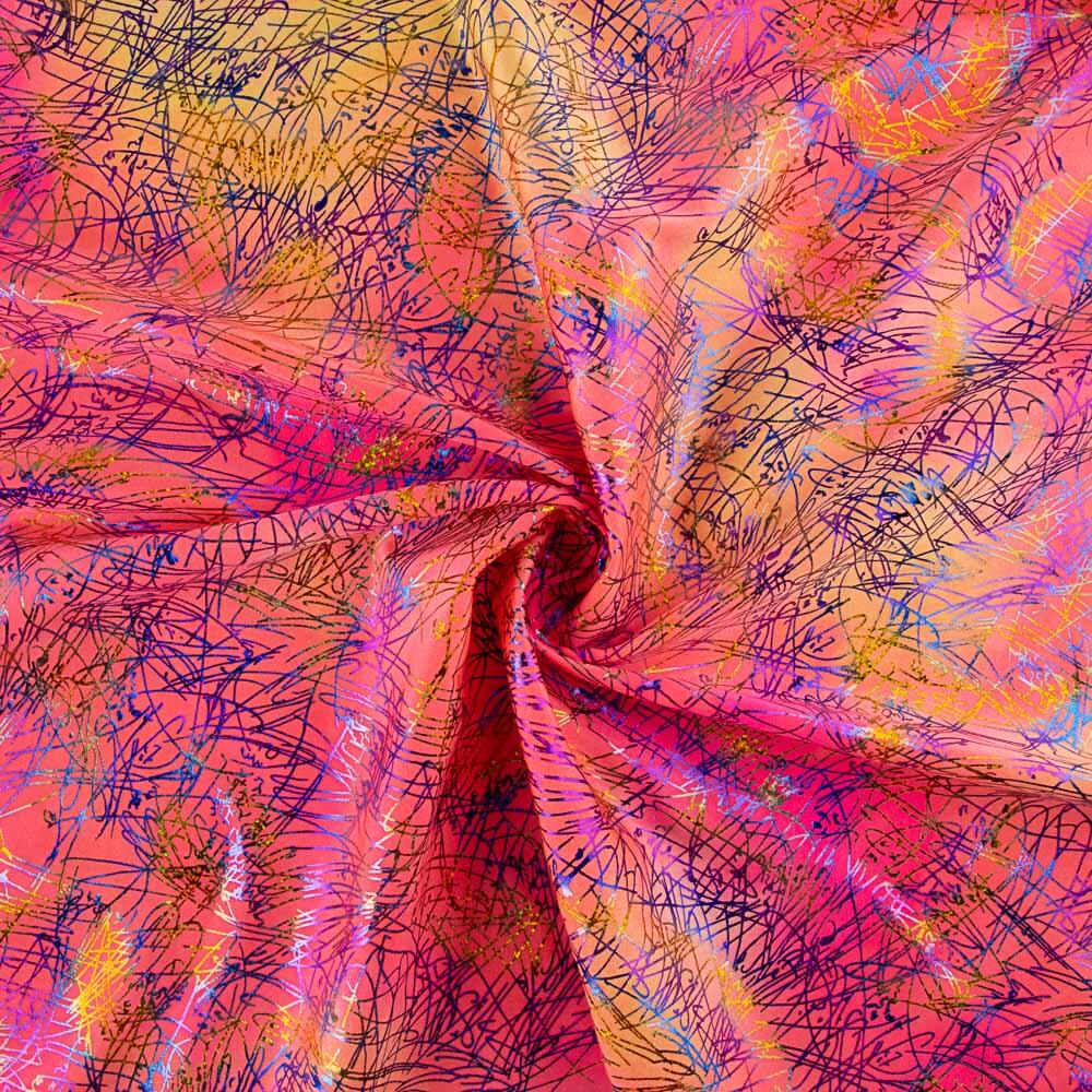 Lycra Degradé Spider Coral - Ribes y Casals