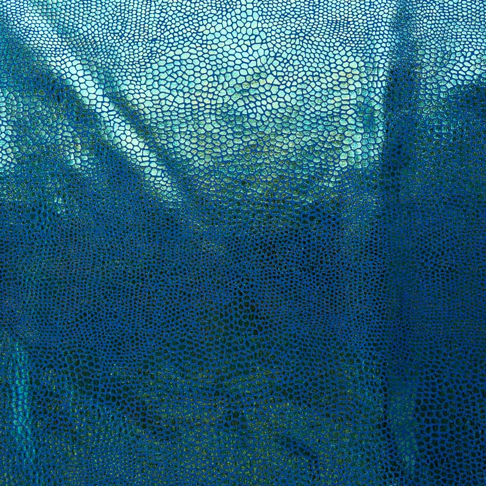 Lycra Serpiente Holográfica Azulón - Ribes y Casals