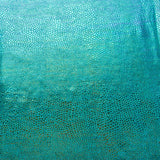 Lycra Serpiente Holográfica Turquesa - Ribes y Casals