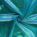 Lycra Serpiente Holográfica Turquesa - Ribes y Casals