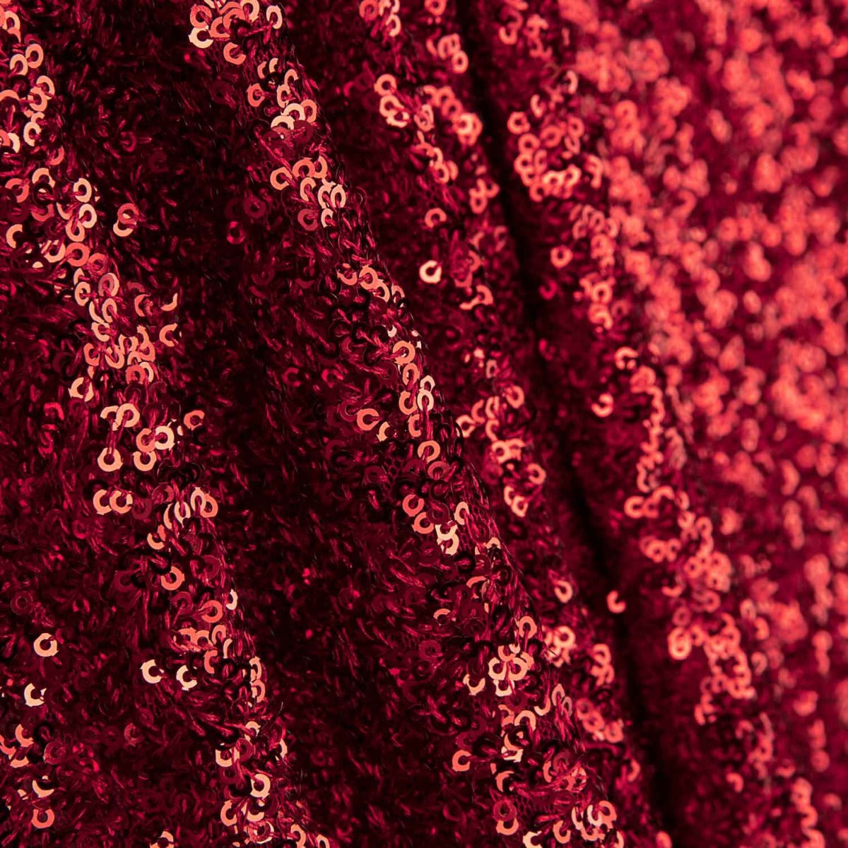 Lycra con Lentejuelas Rojas sobre Tul Elástico - Ribes y Casals