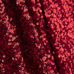 Lycra con Lentejuelas Rojas sobre Tul Elástico - Ribes y Casals