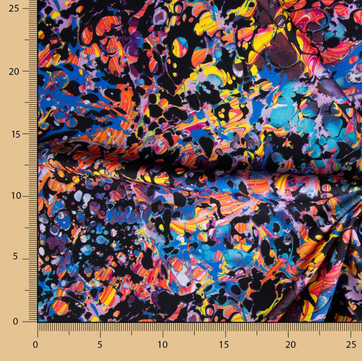 Lycra Estampada Graffiti Colores - Ribes y Casals