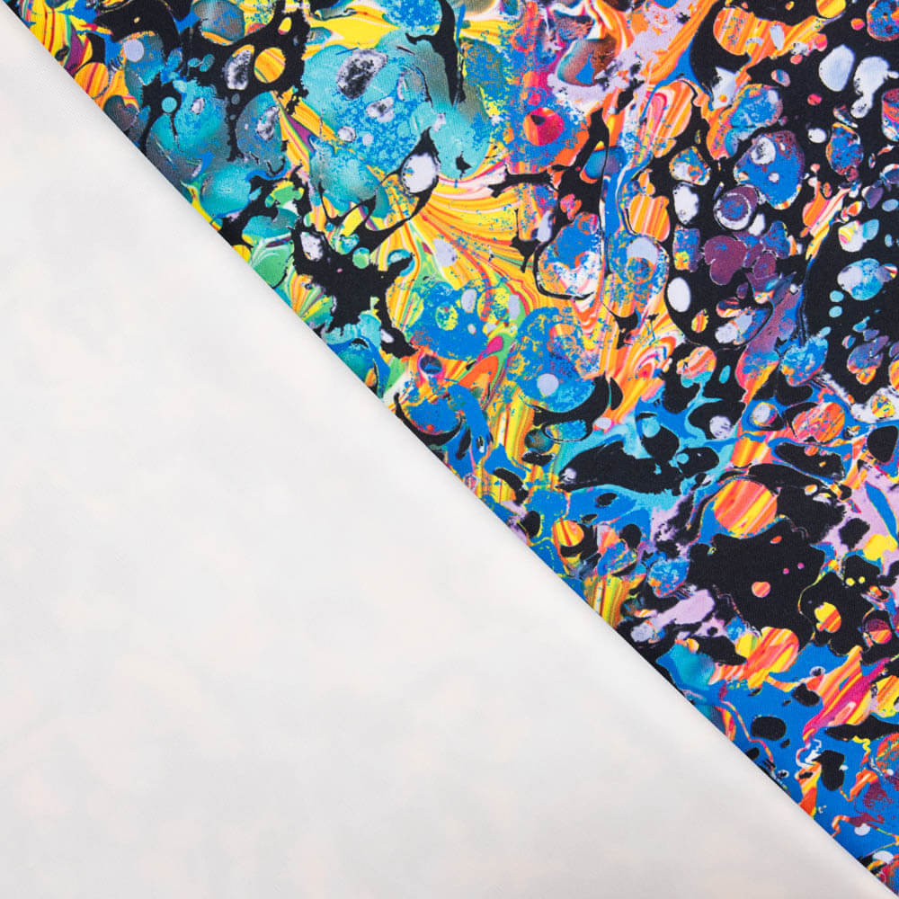 Lycra Estampada Graffiti Colores - Ribes y Casals