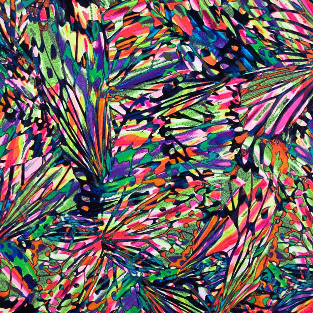 Lycra Printed Rayada Multicolor - Ribes y Casals