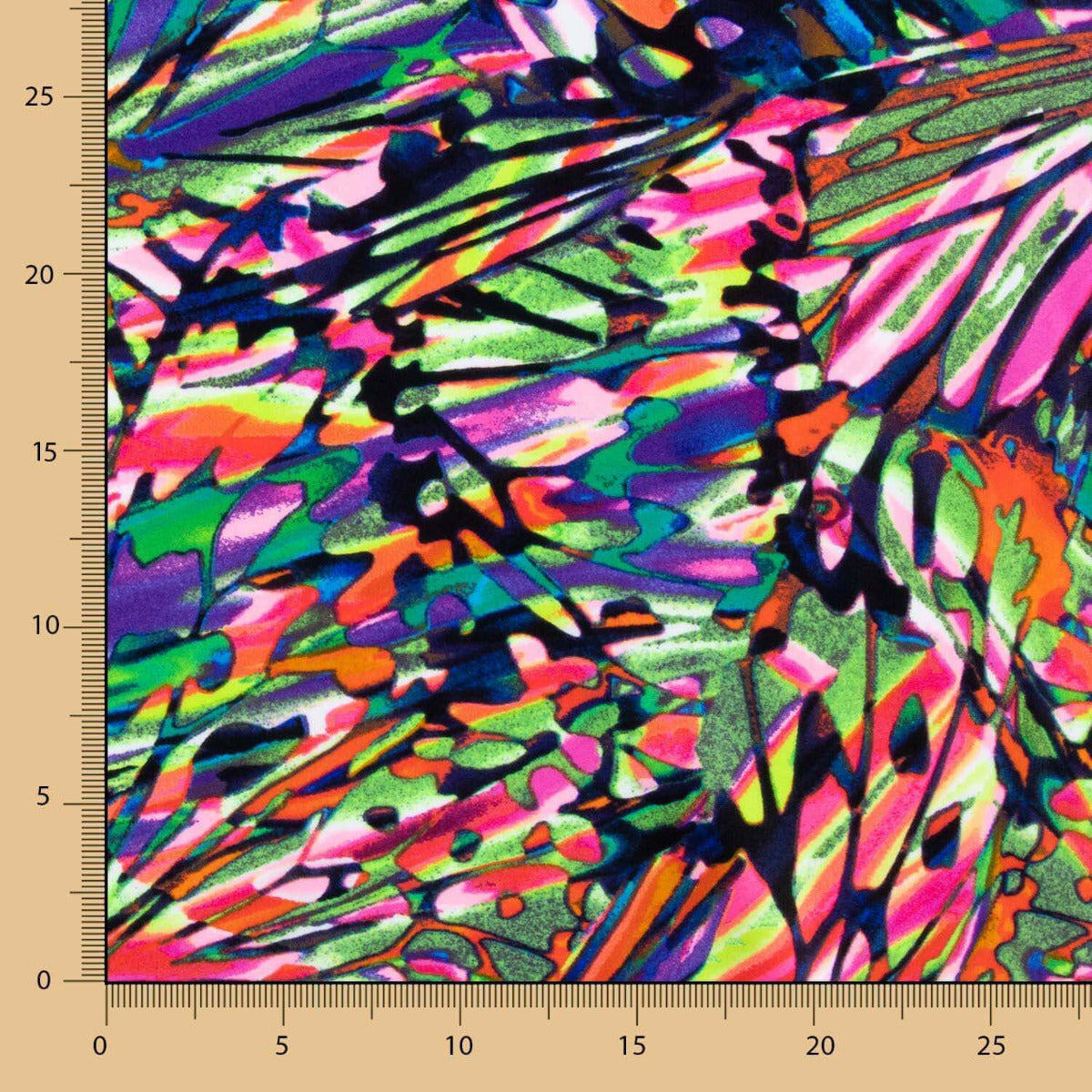 Lycra Printed Rayada Multicolor - Ribes y Casals