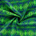 Lycra Printed Rombos Verde - Ribes y Casals