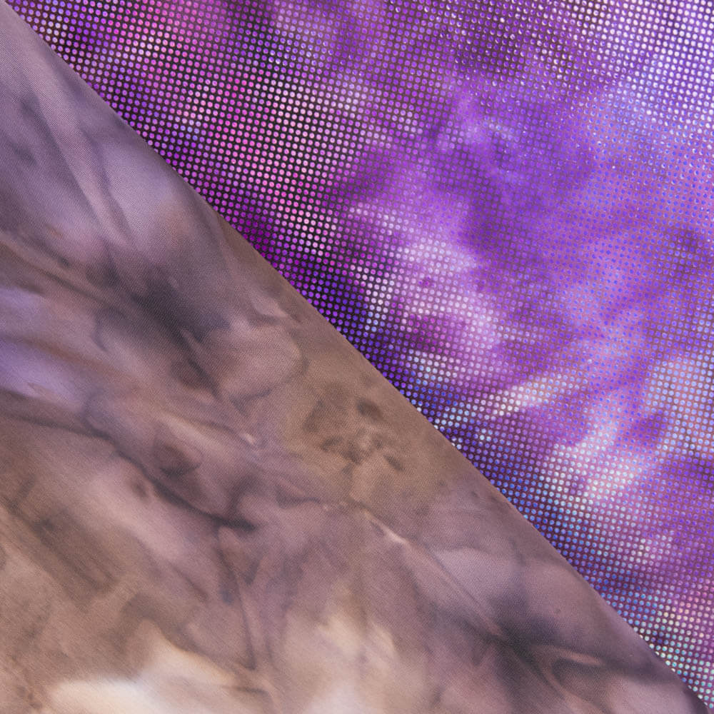 Lycra Hologram Relieve Morado - Ribes y Casals
