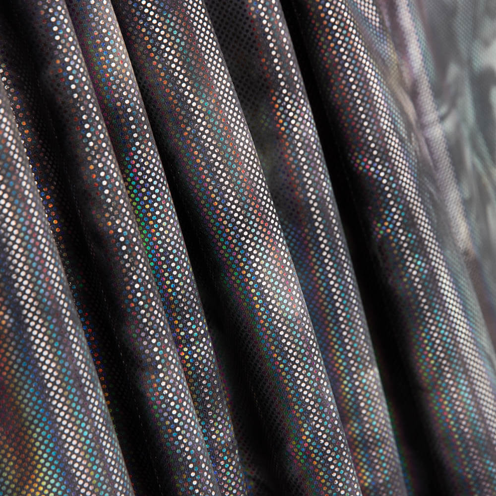 Lycra Hologram Relieve Negro - Ribes y Casals