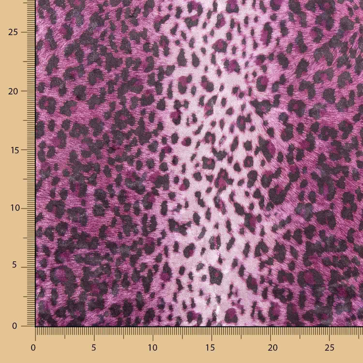 Lycra Lamé Leopardo Ciclamen - Ribes y Casals