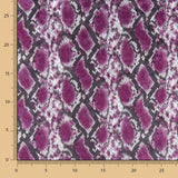 Lycra Lamé Serpiente Ciclamen - Ribes y Casals