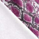 Lycra Lamé Serpiente Ciclamen - Ribes y Casals