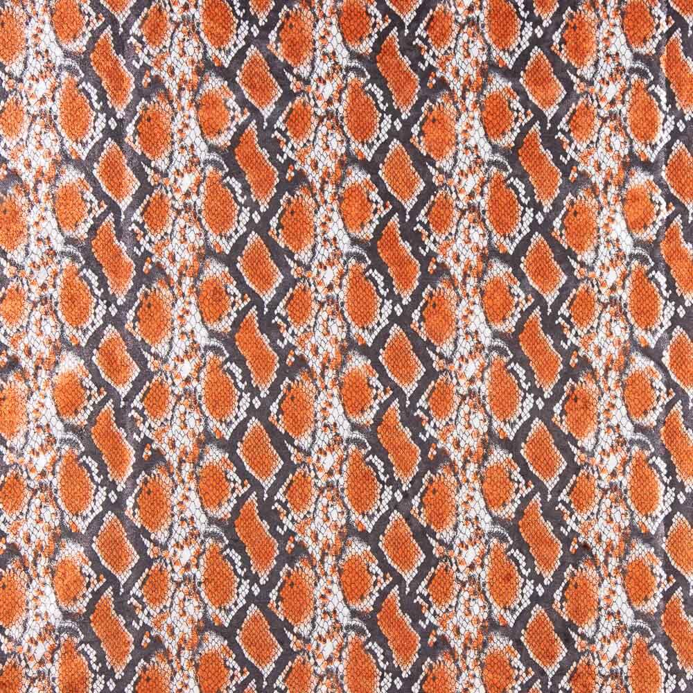 Lycra Lamé Serpiente Teja - Ribes y Casals