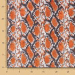 Lycra Lamé Serpiente Teja - Ribes y Casals