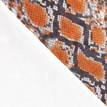 Lycra Lamé Serpiente Teja - Ribes y Casals