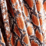 Lycra Lamé Serpiente Teja - Ribes y Casals