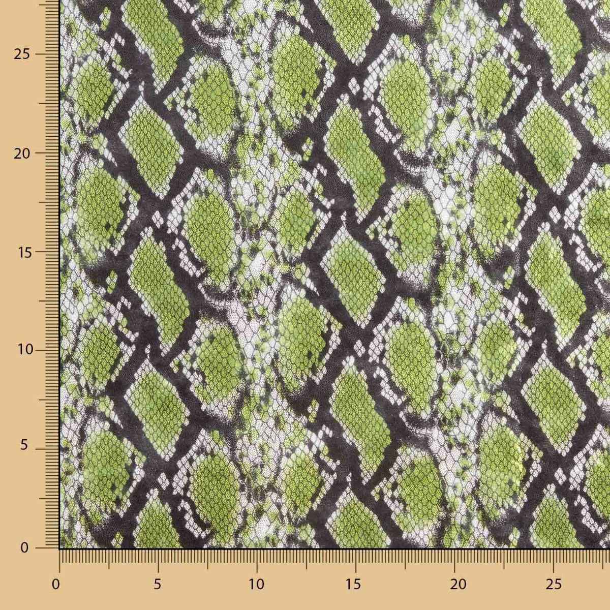 Lycra Lamé Serpiente Verde - Ribes y Casals