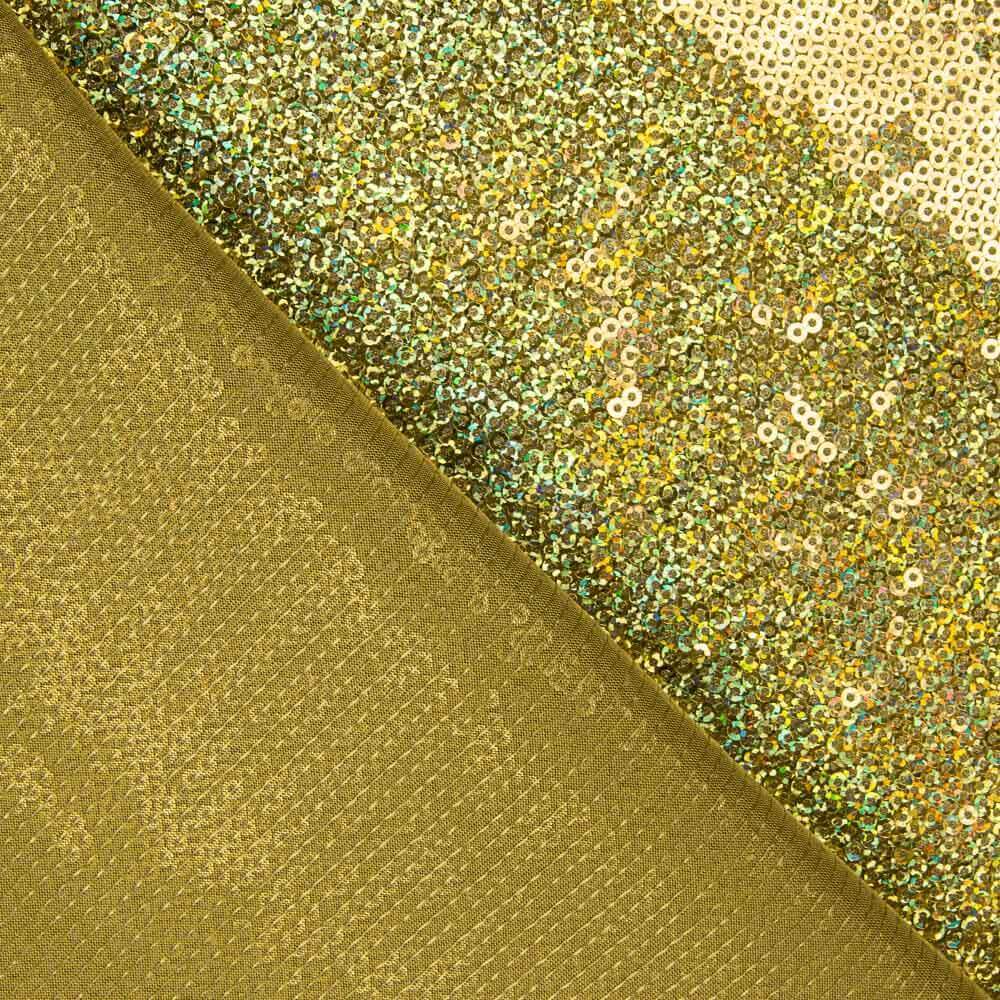 Lentejuela Lycra Holográfica Oro - Ribes y Casals