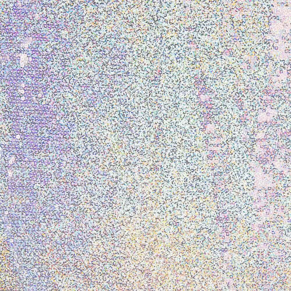 Retal Lentejuela Lycra Holográfica Plata 60x140 cm - Ribes y Casals