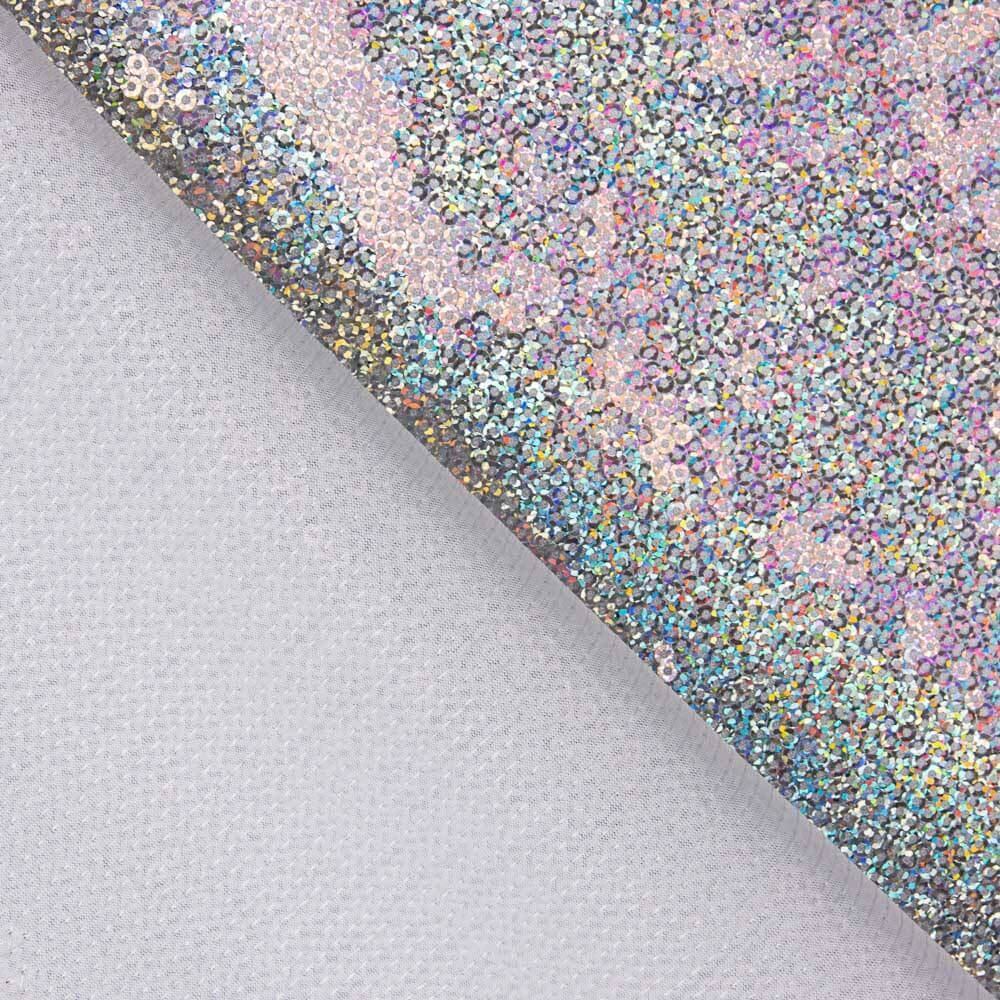 Lentejuela Lycra Holográfica Plata - Ribes y Casals