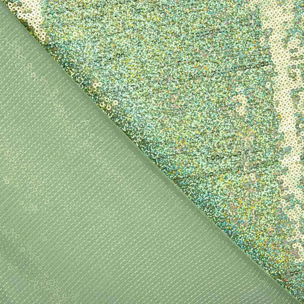 Lentejuela Lycra Holográfica Verde Manzana - Ribes y Casals