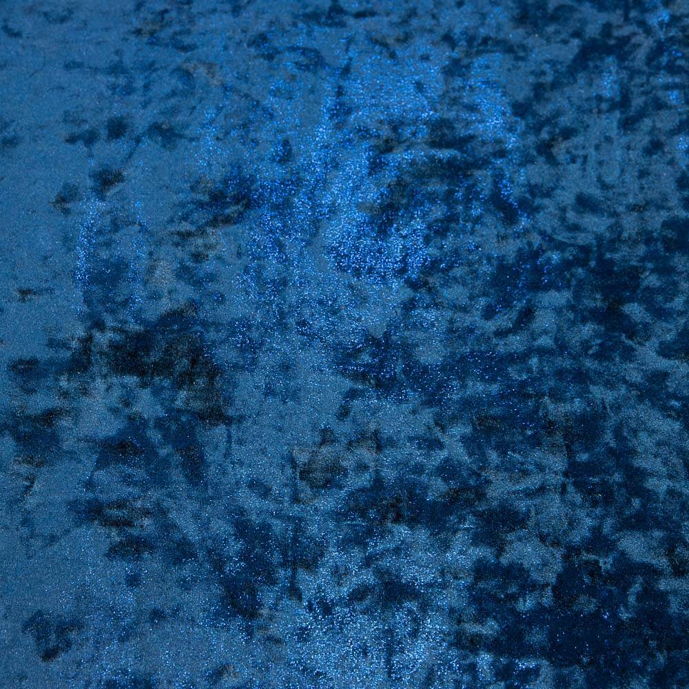 Terciopelo Lycra Foil Azul - Ribes y Casals