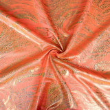 Lycra Foil Marmoleado Naranja - Ribes y Casals