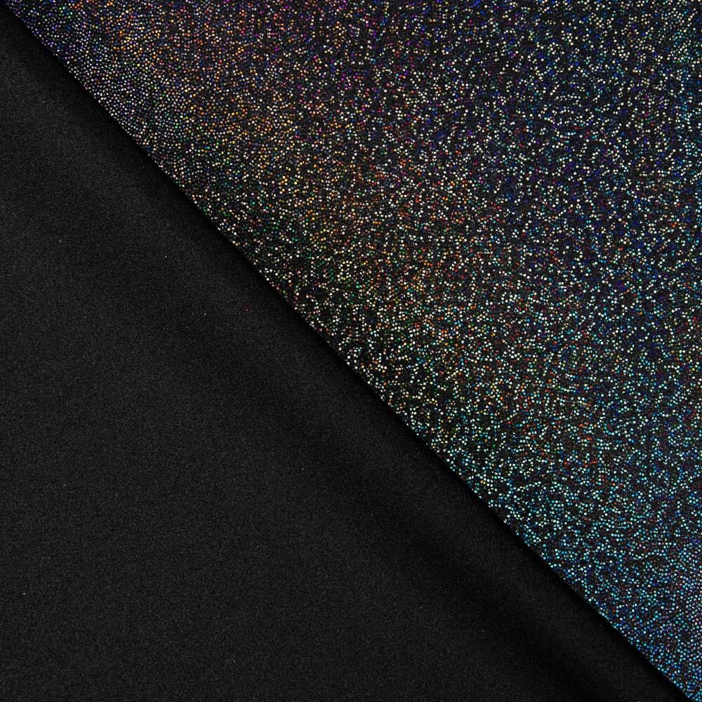 Lycra Mystique Holograph Negro - Ribes y Casals
