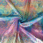 Lycra Foil Serpiente Azul - Ribes y Casals
