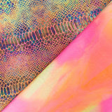 Lycra Foil Serpiente Rosa - Ribes y Casals