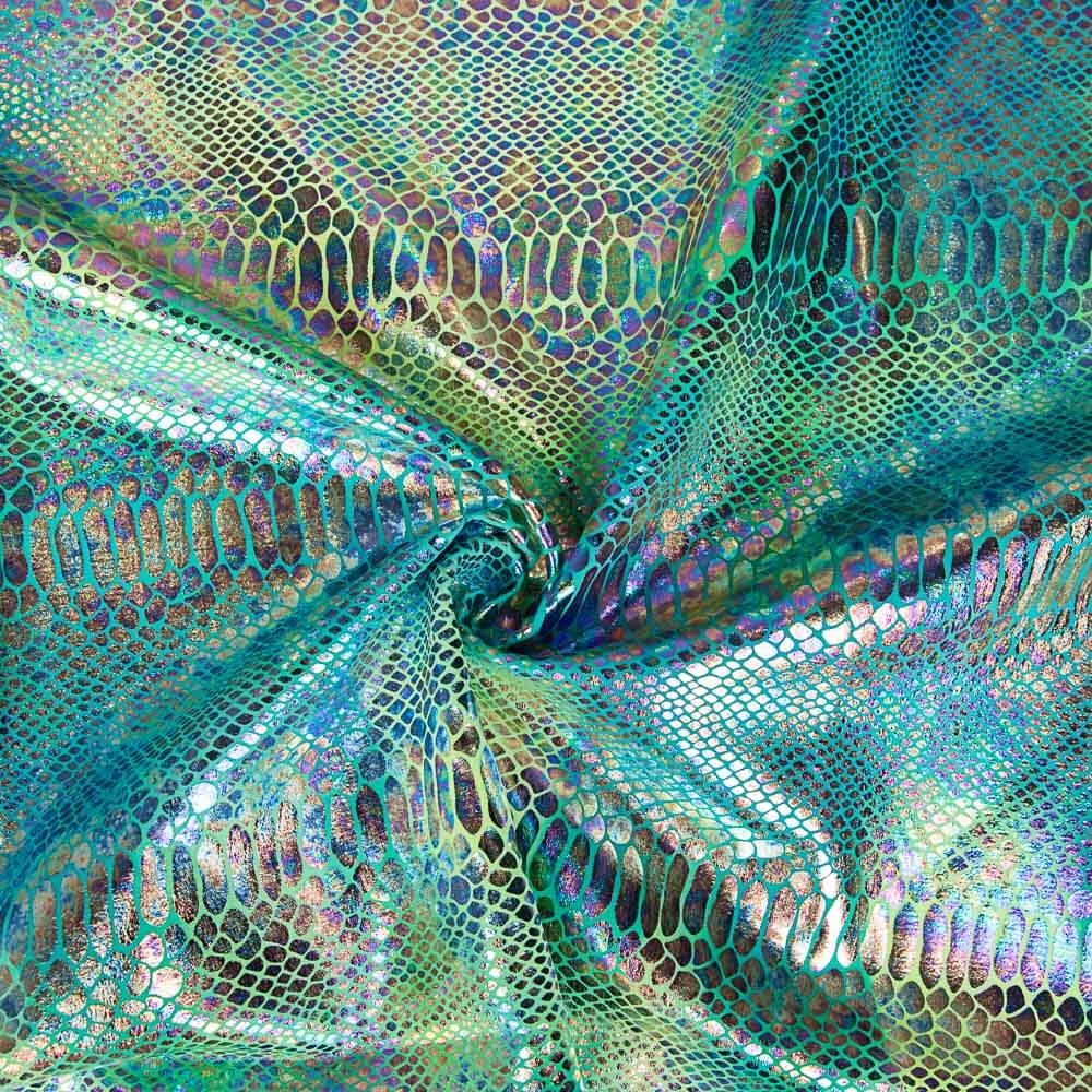 Lycra Foil Serpiente Verde - Ribes y Casals