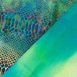 Lycra Foil Serpiente Verde - Ribes y Casals