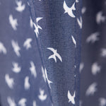 Lyocell Spandex Birds Azul - Ribes y Casals