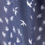 Lyocell Spandex Birds Azul - Ribes y Casals