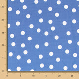 Lyocell Spandex Lunares Azul Eléctrico 14mm - Ribes y Casals