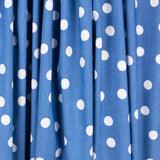 Lyocell Spandex Lunares Azul Eléctrico 14mm - Ribes y Casals