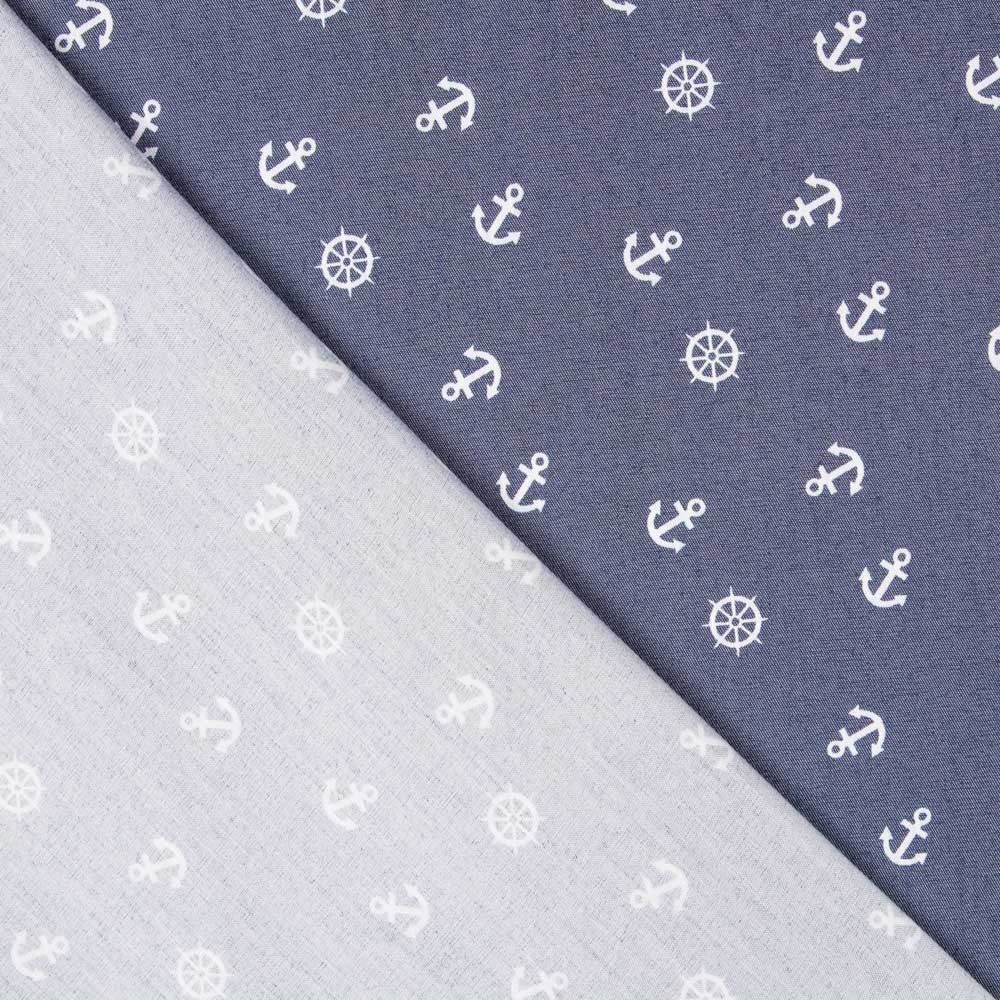 Lyocell Spandex Marine Azul - Ribes y Casals