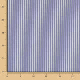 Lyocell Spandex Slim Stripes Azul - Ribes y Casals
