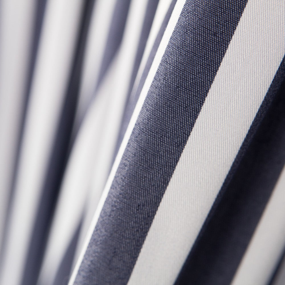 Lyocell Spandex Stripes Azul - Ribes y Casals