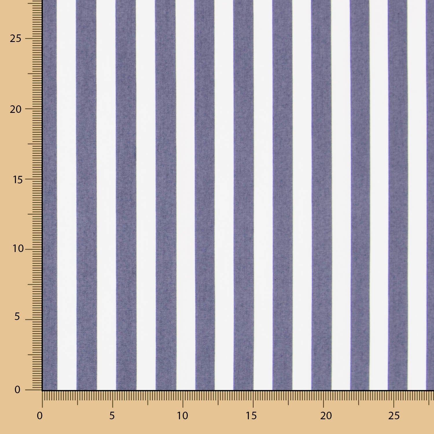 Lyocell Spandex Stripes Azul - Ribes y Casals