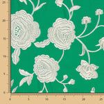 Mantón Bordado Crudo Tencel Esmeralda - Ribes y Casals