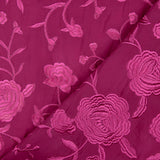 Mantón Bordado Fucsia Tencel Fresa - Ribes y Casals